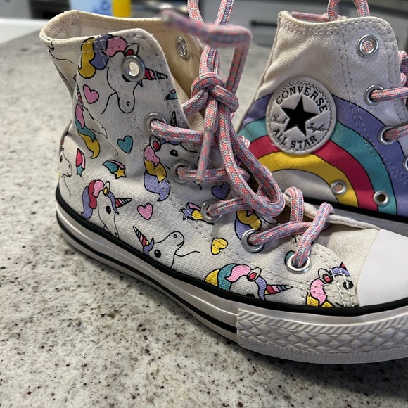 Unicorn Rainbow Converse Size 13 - Picture 13 of 16